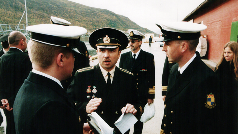 Визит на корабле в г.Тромсё (Норвегия) - 2002 год